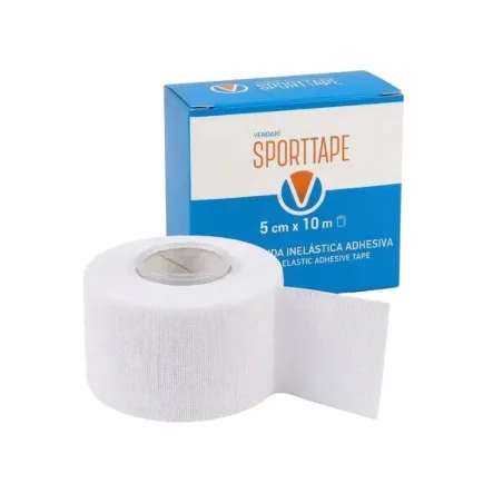 Venda Vendari Sporttape blanca 5 cm x 10 m
