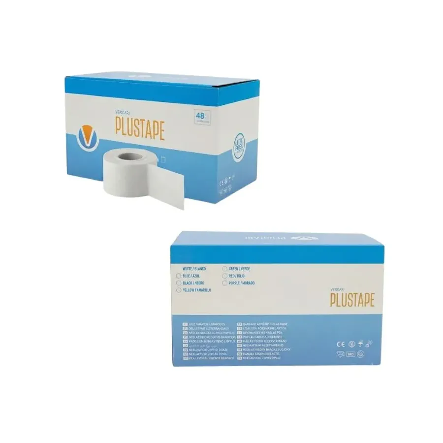 Vendari PLUSTAPE – Venda Inelástica 2,5 cm x 10 m Blanco