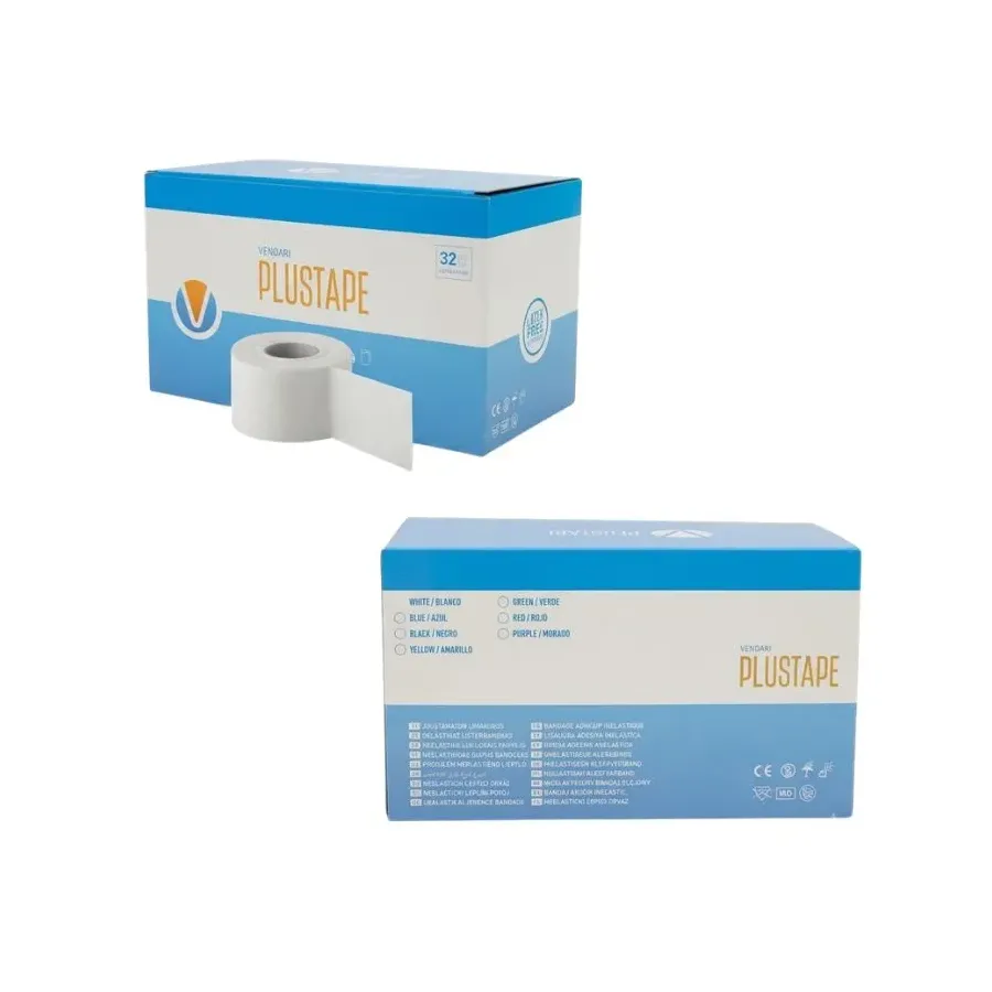 Vendari PLUSTAPE – Venda Inelástica 3,8 cm x 10 m Blanco