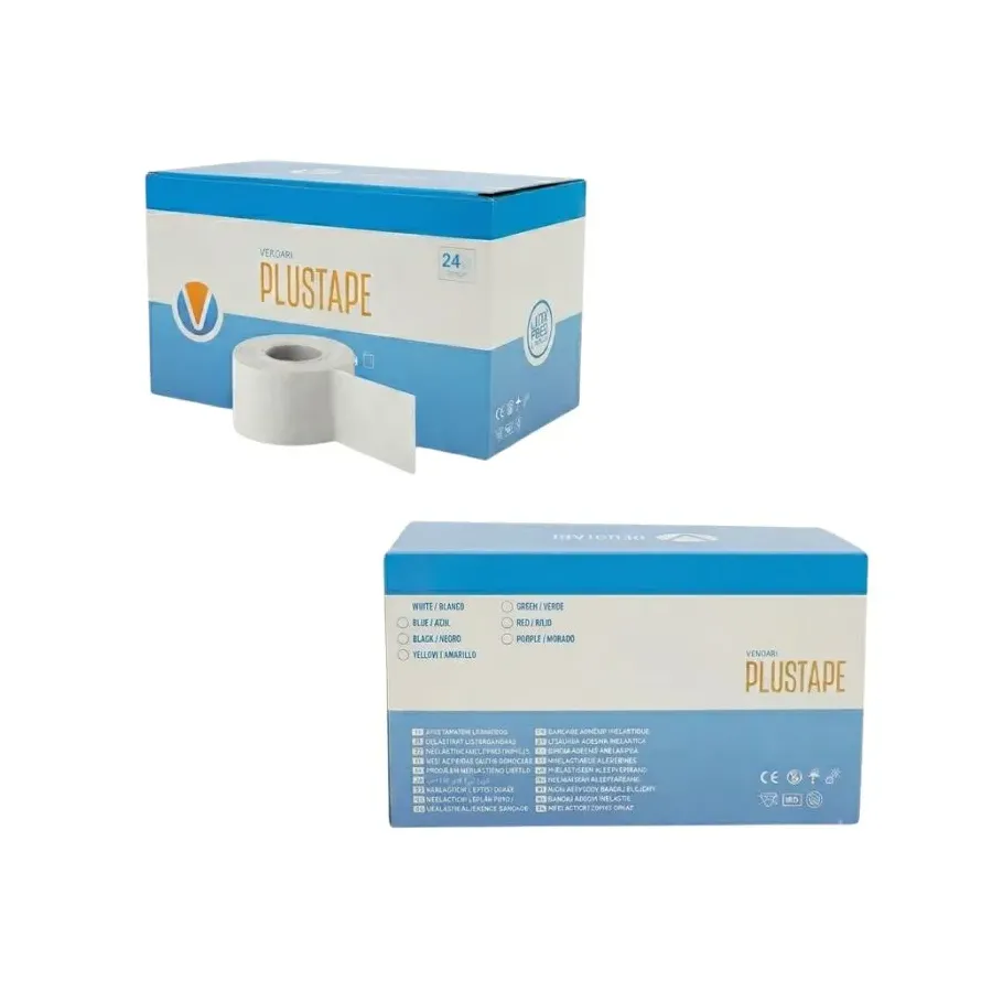 Vendari PLUSTAPE – Venda Inelástica 5 cm x 10 m Blanco