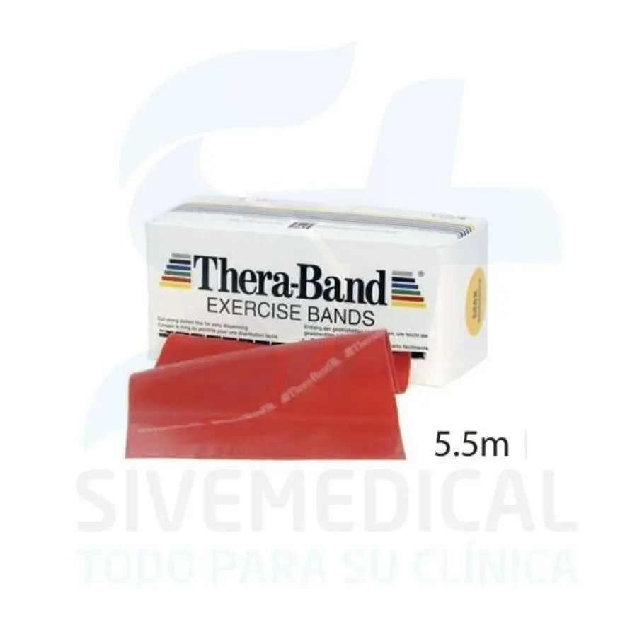 Thera-Band Rojo - Medio 5,5 M Thera-Band Rojo - Medio 5,5 M