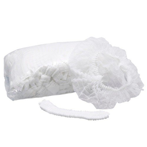 Gorro circular plegado blanco