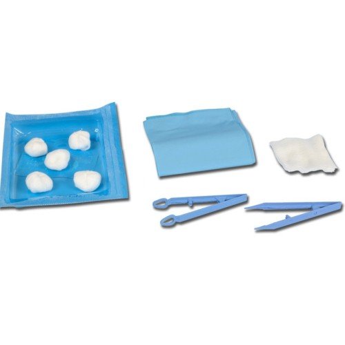 Set de curas estéril con fórceps