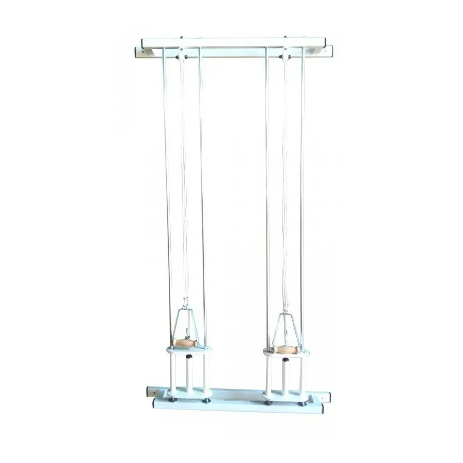 Juego de poleas dobles de pared. Juego de poleas dobles de pared.