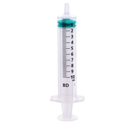 Jeringa BD Emerald 10 ml de 3 cuerpos. Cono concéntrico. Caja de 100