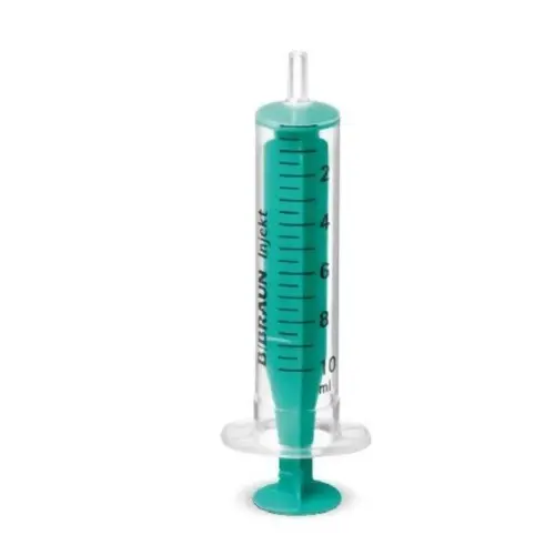 Jeringa 10 ml INJECKT 2 cuerpos. 100 uds.