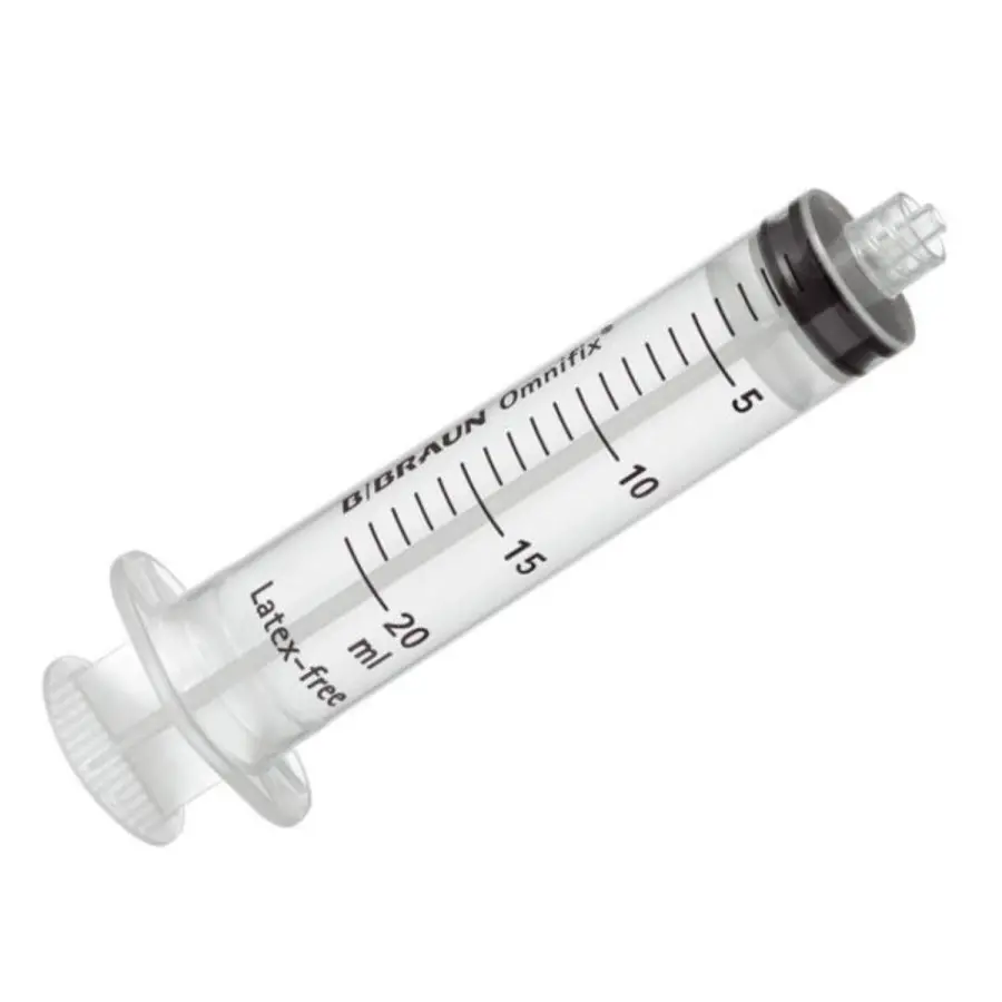 Jeringa 20 ml OMNIFIX Luer-Lock . 100uds.Disponible en Sivemedical