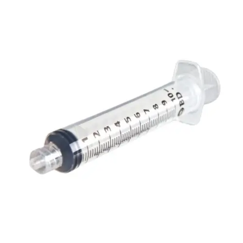 Jeringa 10ml BD 3 cuerpos Luer Lock. 100 uds.