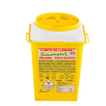 Contenedor de residuos punzantes 3L.