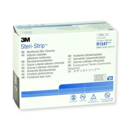 Suturas Estériles 3M Steri-Strip Reforzadas 12x100 mm | SIVEMEDICAL