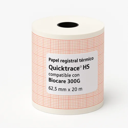 Papel registral compatible con ECG Biocare 300