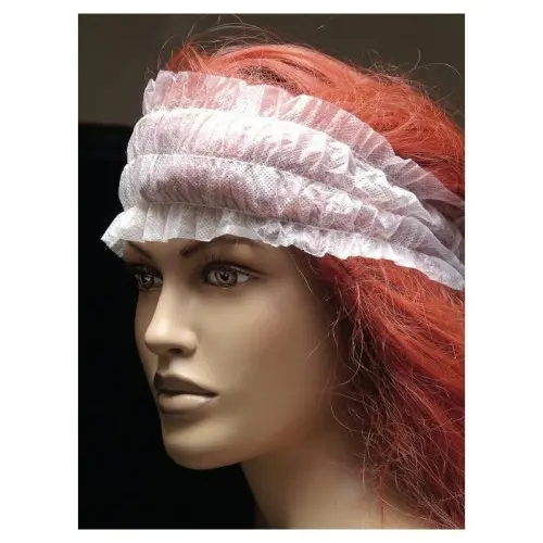 Diadema blanca TNT individual 35 x 11 cm. 100uds | SIVEMEDICAL