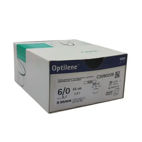 Sutura Optilene 6/0 (0,7) 45CM DS12 (M) RCP.