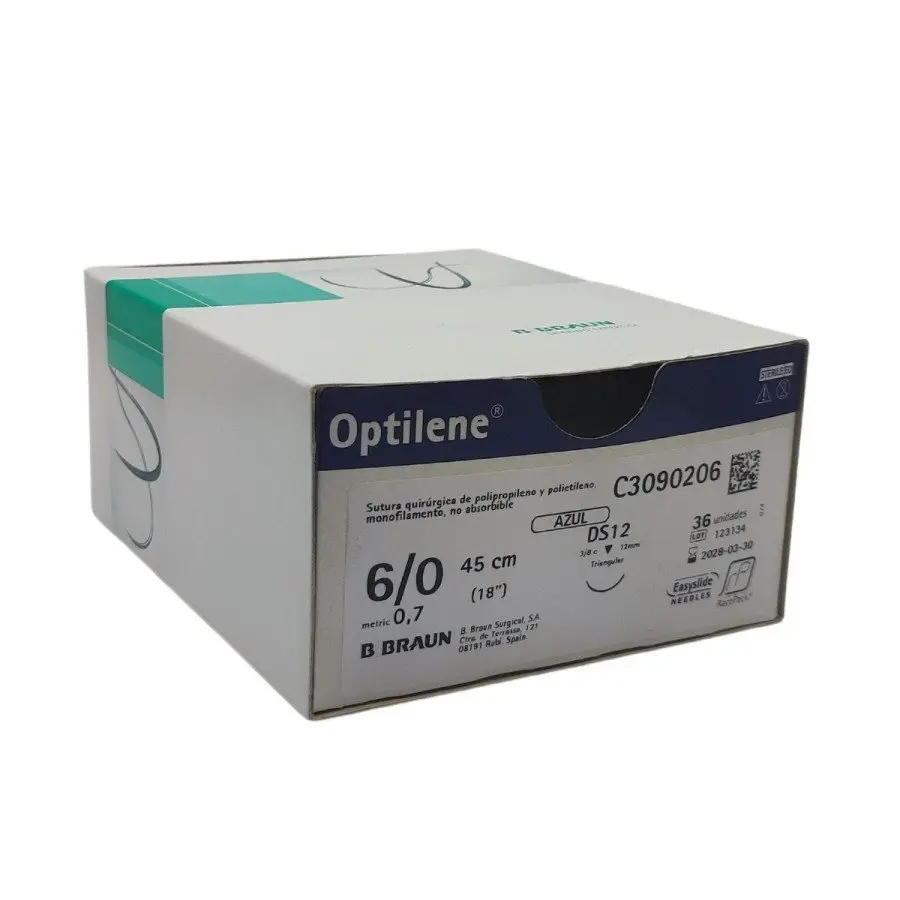 Sutura Optilene 6/0 (0,7) 45CM DS12 (M) RCP.