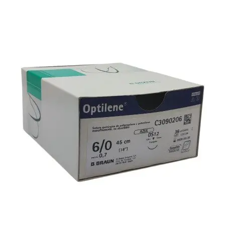 Sutura Optilene 6/0 (0,7) 45CM DS12 (M) RCP.