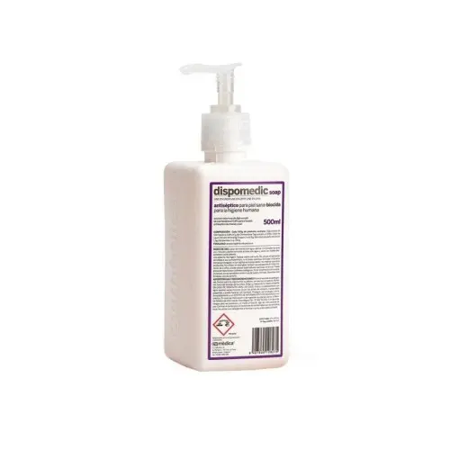 Jabón con clorhexidina 0,8% antiséptico Dispomedic Soap 500 ml