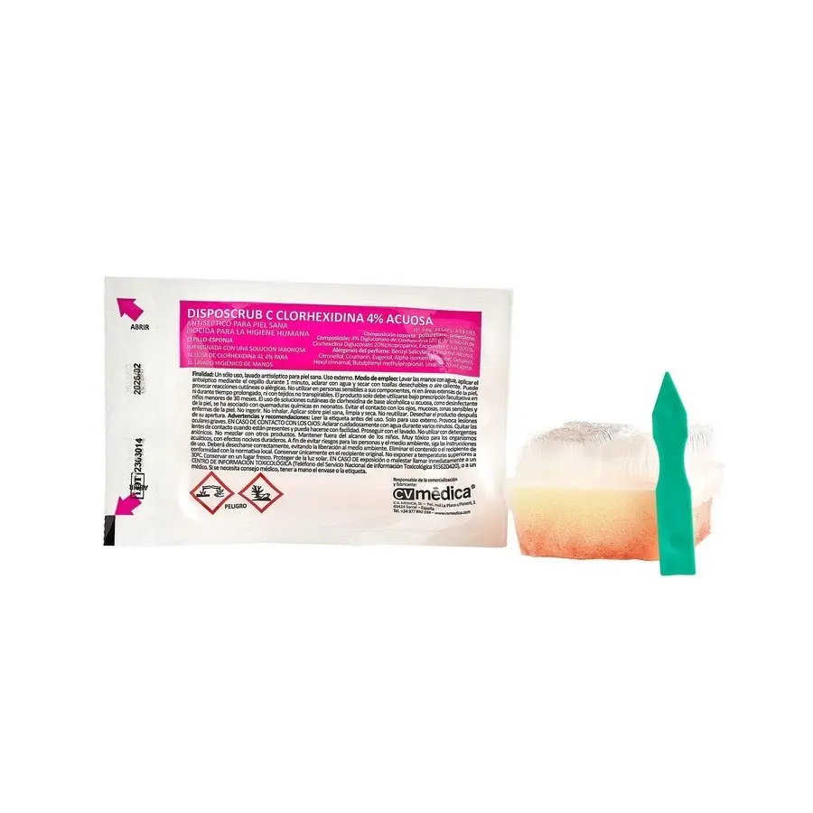 Cepillo quirúrgico con clorhexidina 4 % DISPOSCRUB C | SIVEMEDICAL Cepillo quirúrgico con clorhexidina 4 % DISPOSCRUB C | SIVEMEDICAL