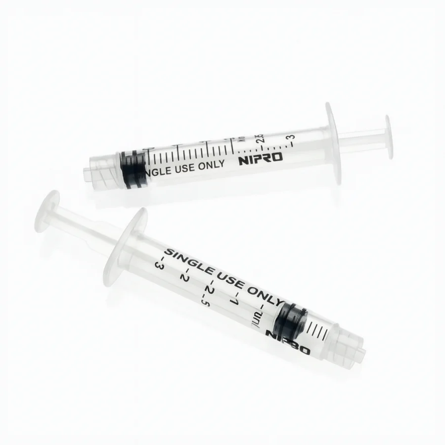 Jeringa 2ml NIPRO Luer-lock 3 cuerpos. 100 uds