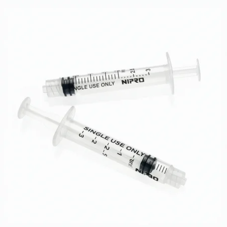 Jeringa 2ml NIPRO Luer-lock 3 cuerpos. 100 uds